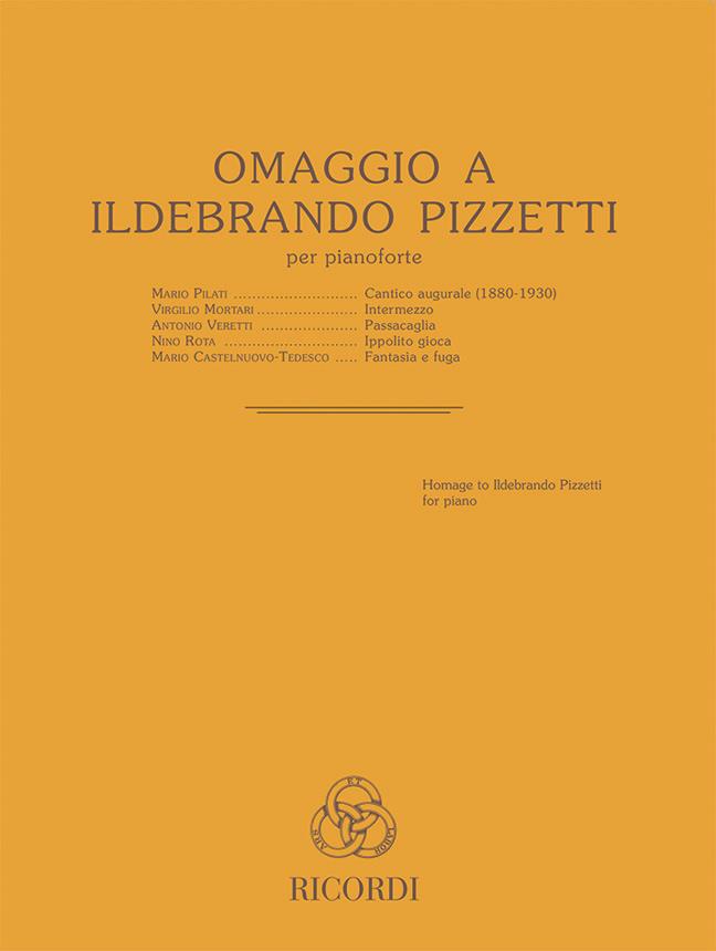 Omaggio A Ildebrando Pizzetti - Per Pianoforte - pro klavír